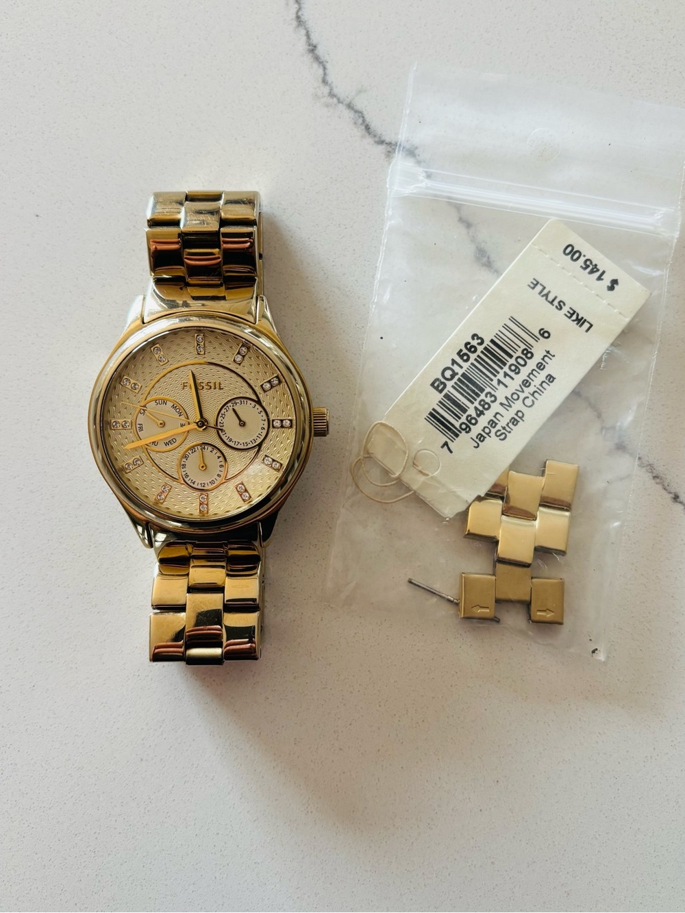 Fossil Gold-Tone Multifunction Watch - Picture 3 of 3
